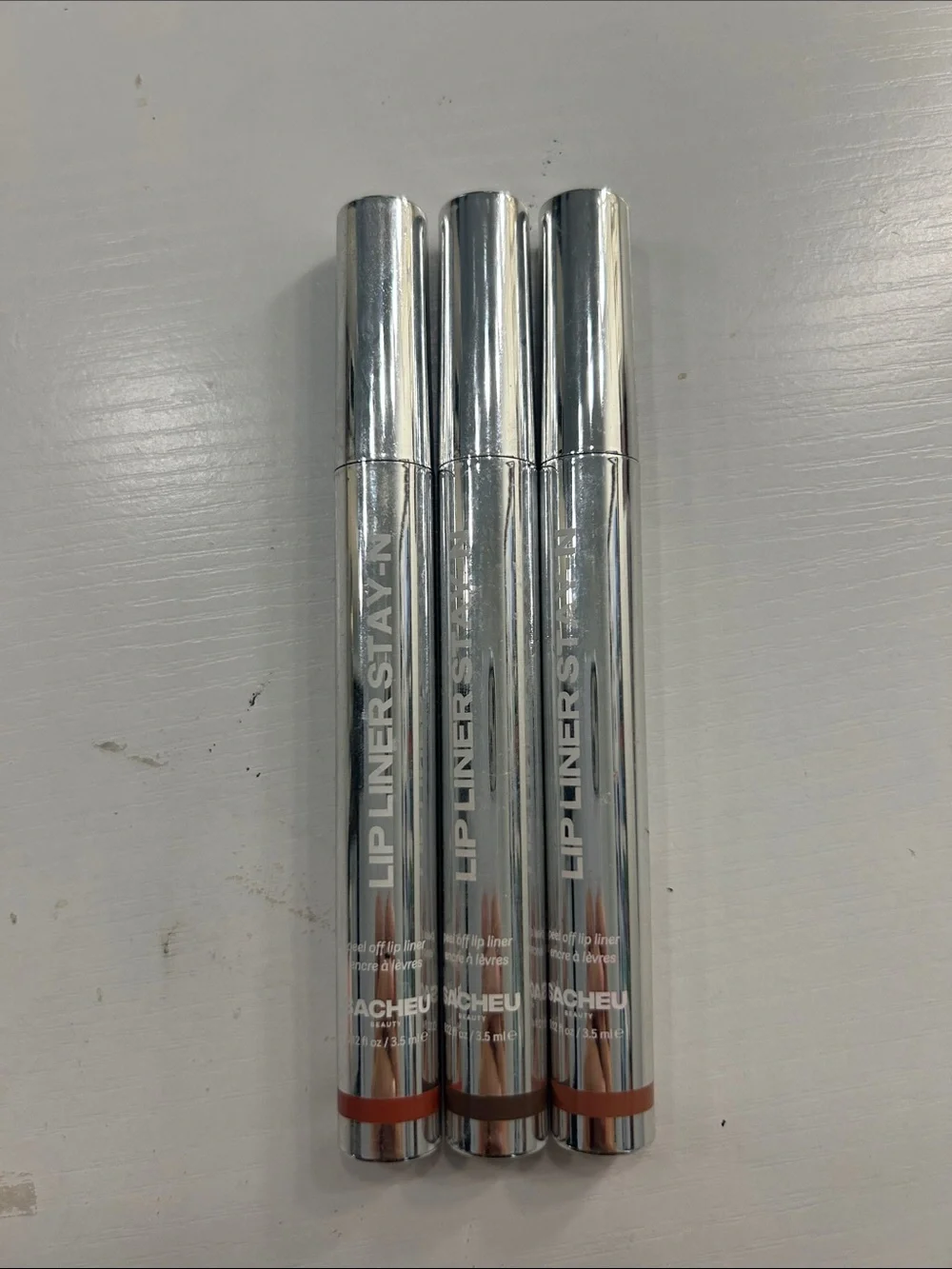 Brand New Sacheu Lip Liner Stain Set - Brown Shades